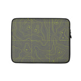 Gray and Lime Laptop Sleeve