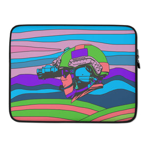 Psychedelic Warfighter Laptop Sleeve