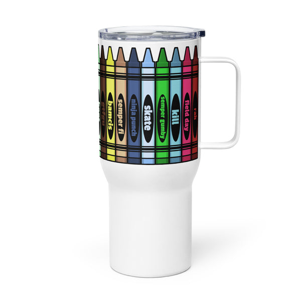 Crayons Travel Mug – Call For Fire