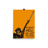 Retreat Hell Poster