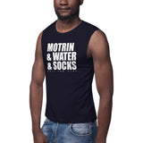 Motrin & Water & Socks Muscle Shirt
