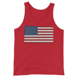 Red White and Blue Flag Tank Top