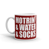 Motrin & Water & Socks Mug