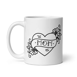 Mom Heart Mug