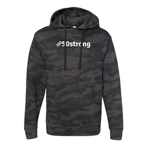 Black Camo 50strong Pullover Hoodie