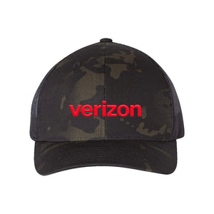 Verizon Black Camo Trucker Hat