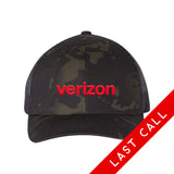 Black Camo Verizon Trucker Hat
