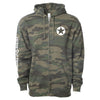 Limited Run - Hiring Our Heroes Green Camo Zip Up
