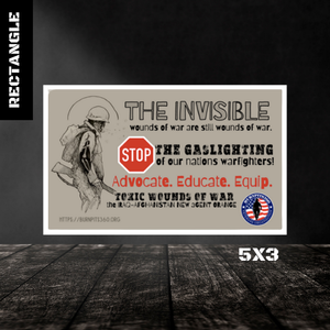 Invisible Wounds- Sticker