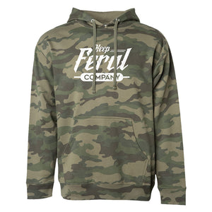 Keep Feral Company Camo Hoodie