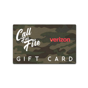 Call For Fire x Verizon Gift Card