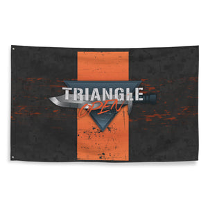 Triangle Open Horizontal Flag