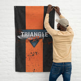 Triangle Open Vertical Flag