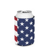 Red White and Blue Can Cooler