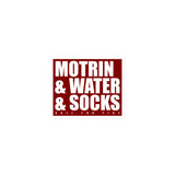 Motrin & Water & Socks Magnet