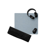 Blue Gray and Silver Gaming Mouse Pad