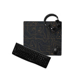 Black and Gold Gaming Mouse Pad