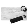 White Camo Gaming Mouse Pad