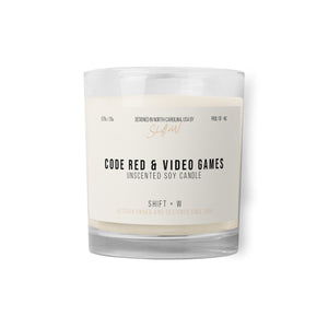 Code Red & Video Games Candle