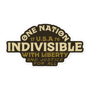 Indivisible Sticker