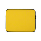 Yellow Topographical Laptop Sleeve