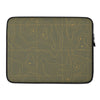 Green and Yellow Laptop Sleeve