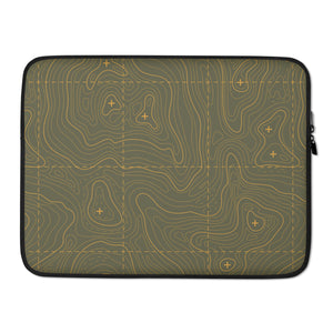 Green and Yellow Laptop Sleeve