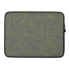Gray and Lime Laptop Sleeve