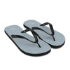 Blue Gray and Silver Flip-Flops