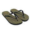 Green And Yellow Topographic Flip-Flops