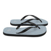 Blue Gray and Silver Flip-Flops