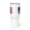 Red White and Blue Travel Mug