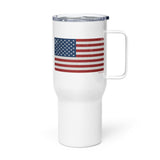 Red White and Blue Travel Mug