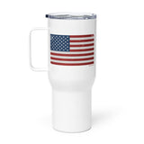 Red White and Blue Travel Mug