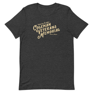 Coleman Veterans Memorial Rise Unisex T-Shirt