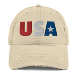 USA Distressed Hat