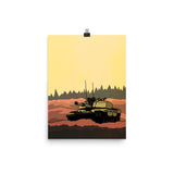 Challenger 2 Tank Print