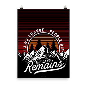 The Land Remains Poster