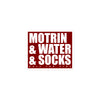 Motrin & Water & Socks Sticker