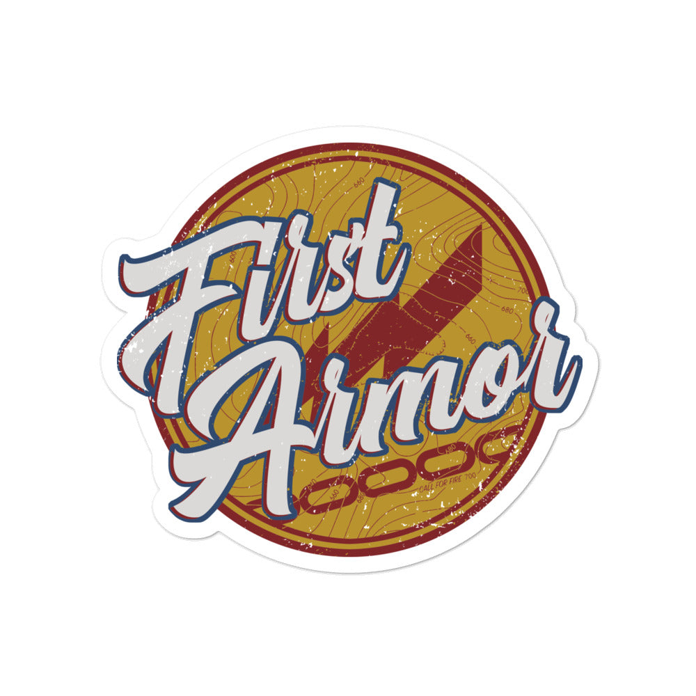 First Fire Sticker First Armor Sticker – Call For Fire