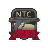 NTC Laser Tag Champ Sticker