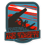 Artillerymen Sticker
