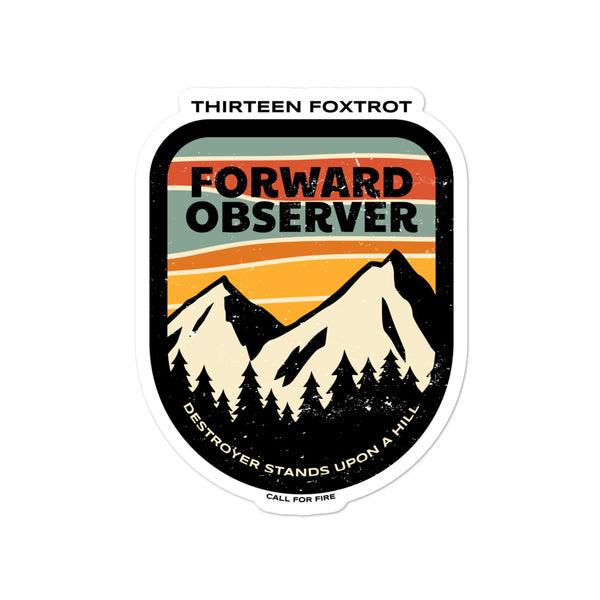 Forward Observer 13F Sticker – Call For Fire