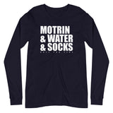 Motrin & Water & Socks Unisex Long Sleeve